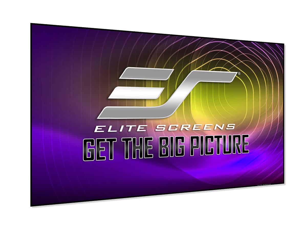 Elite Screens Aeon CLR 5 AR138H-CLR5 138-inch 16:9 Ceiling Light Rejecting Edge Free Fixed Frame Projection Screen