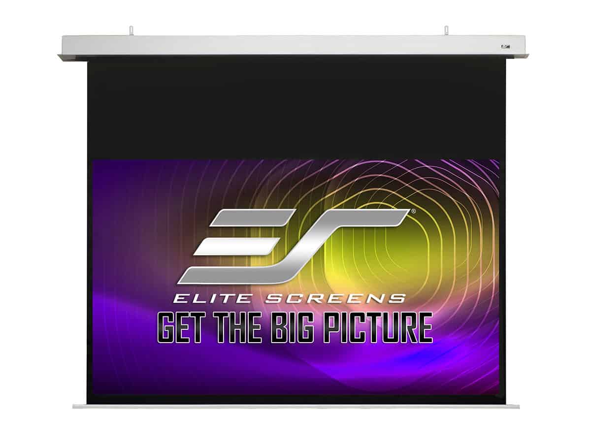 Elite Screens Evanesce IHOME112HW2-E16 112-inch 16:9 In-Ceiling Electric Motorized Projection Screen