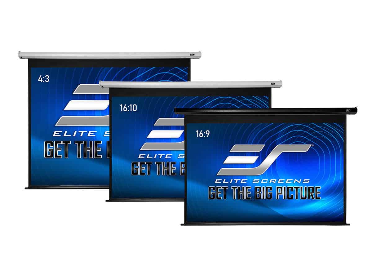 Elite Screens Spectrum ELECTRIC125H2 125-inch 16:9 Electric Motorized Projection Screen
