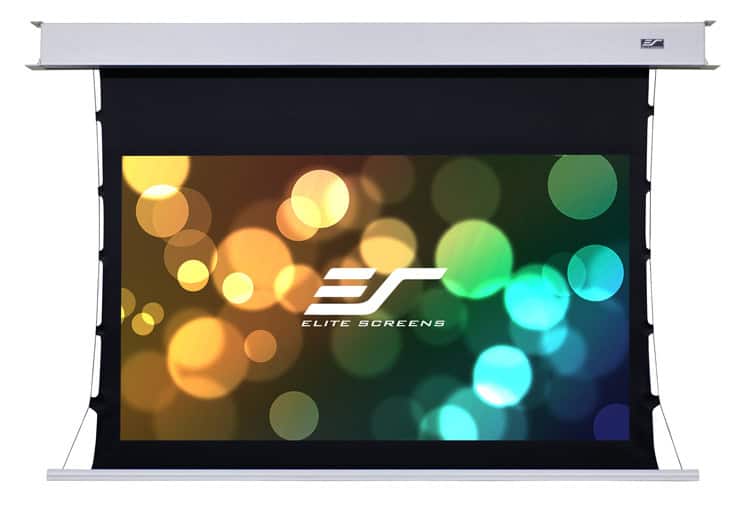 Elite Screens Evanesce Tab-Tension B ETB110HW3-E8 110-inch 16:9 In-Ceiling Tab-Tensioned Electric Motorized Projection Screen