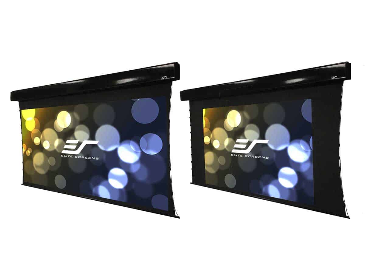 Elite Screens VMAX Tab-Tension Dual VMAXT97C78H 97-inch 2.35:1 Dual Tab-Tensioned Electric Motorized Projection Screen