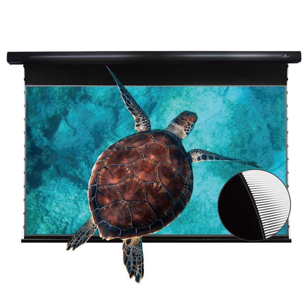 Vividstorm Pro Slimline VBMSLUST100H 100-inch 16:9 Motorized Drop Down UST Projector Screen