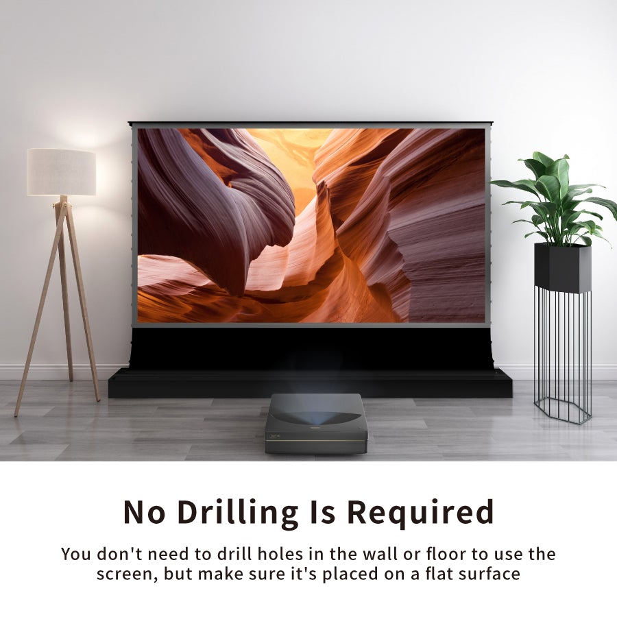 Vividstorm S Pro VSDSTUST120H 120-inch 16:9 Motorized Floor Rising UST ALR Projector Screen