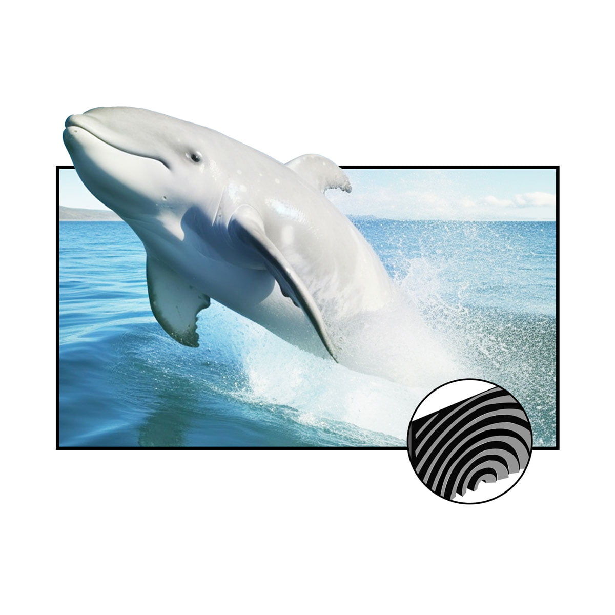 Vividstorm CineVision Pro Fresnel VCVFNUST120H 120-inch 16:9 Fixed Frame UST ALR Projector Screen