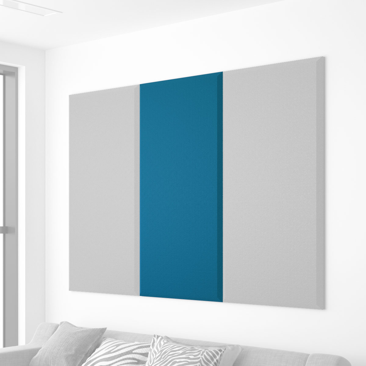 Audimute Beveled Edge Fabric Acoustic Panels - Synopsis